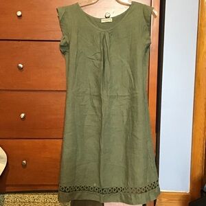 Linen dress L